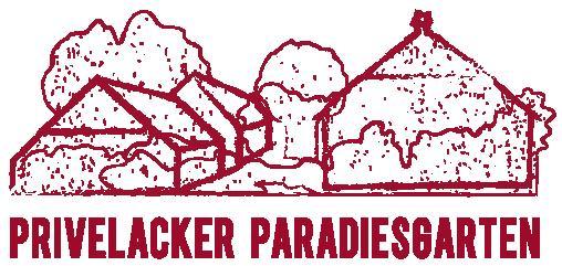 Privelacker Paradiesharten Logo rot